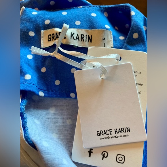 NWT SWEET SUMMER GRACE KARIN DRESS. SWEETHEART NECKLINE,CAP SLEEVES, VENTED HEM - Picture 7 of 9